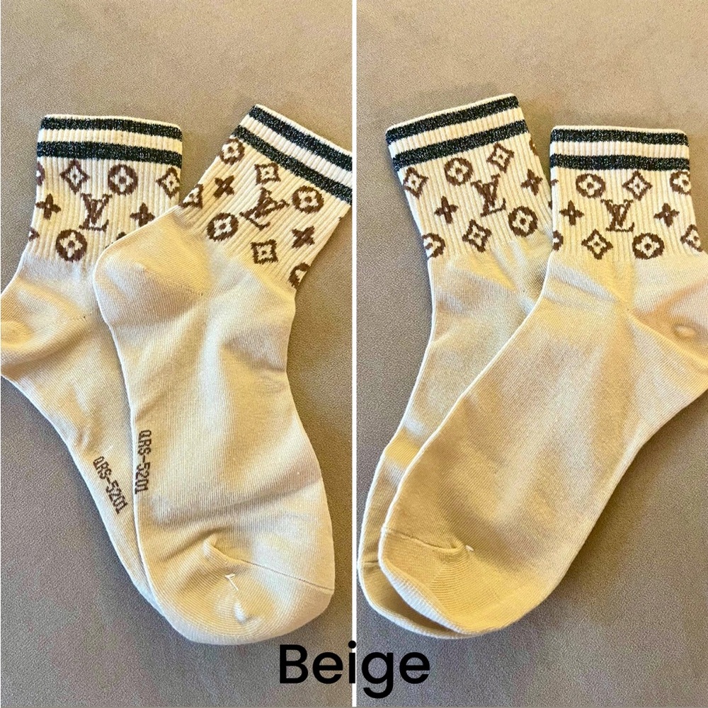 Monogram Patterned Socks - image 6